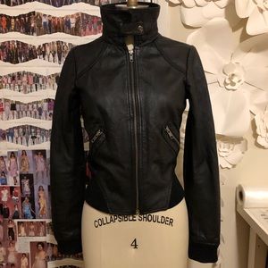 Black Genuine Leather Jacket (Final Price)